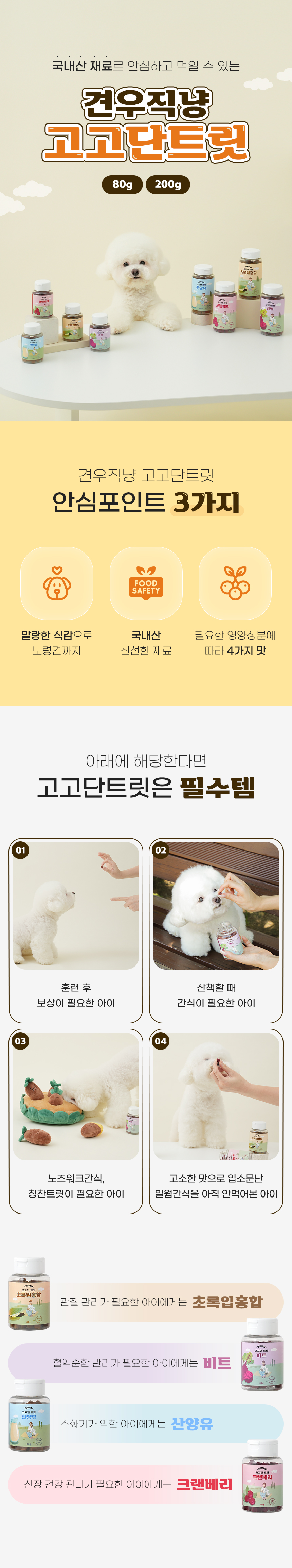 견우직냥 고고단트릿 크랜베리 80g/200g 2번째