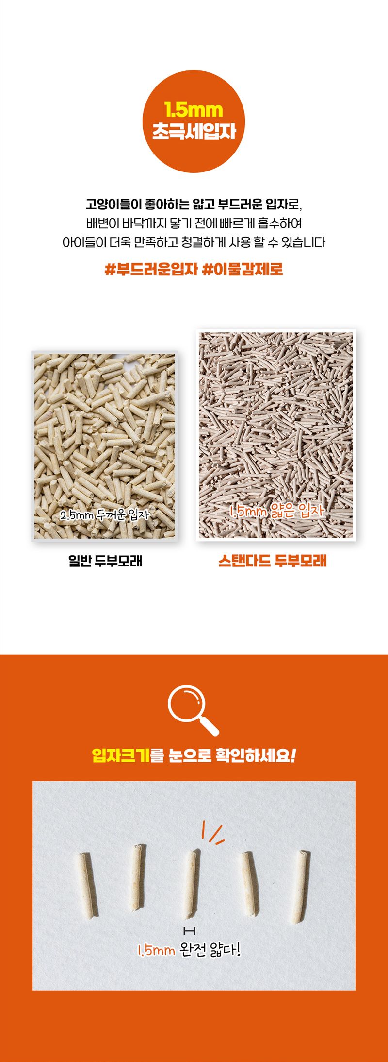 [무료배송] [6개] 샌드마스터 스탠다드 오리지널 두부모래 2.4kg 3번째