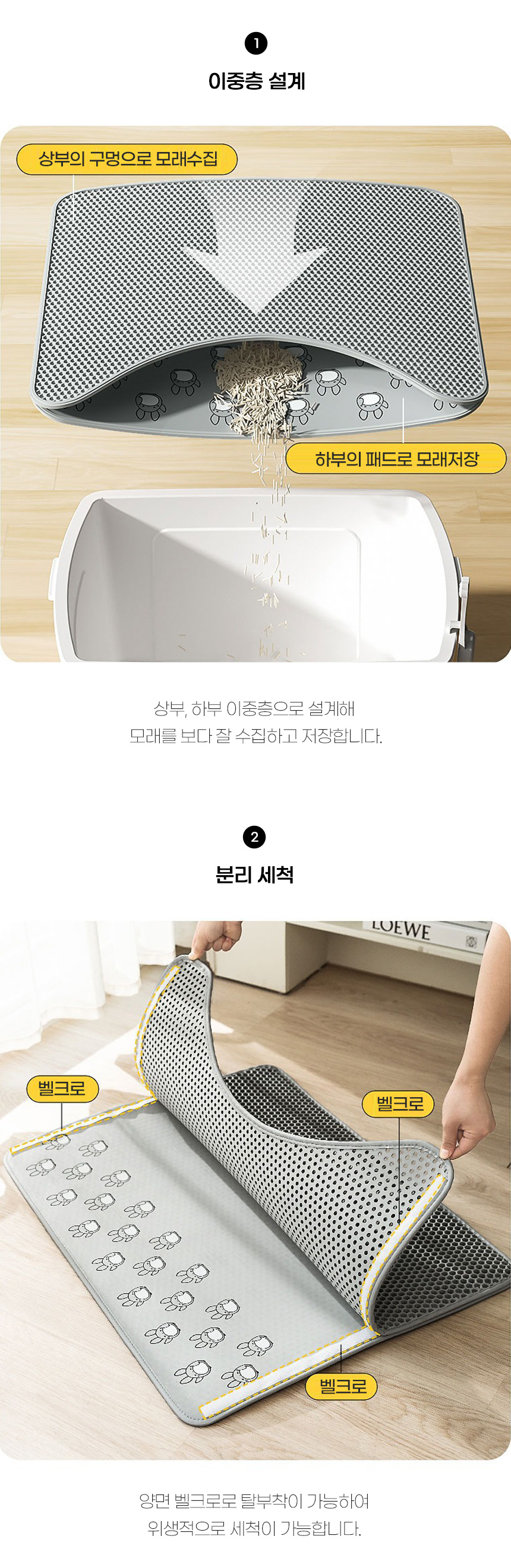 [무료배송] 쏘울펫 벌집 발판 매트 3번째