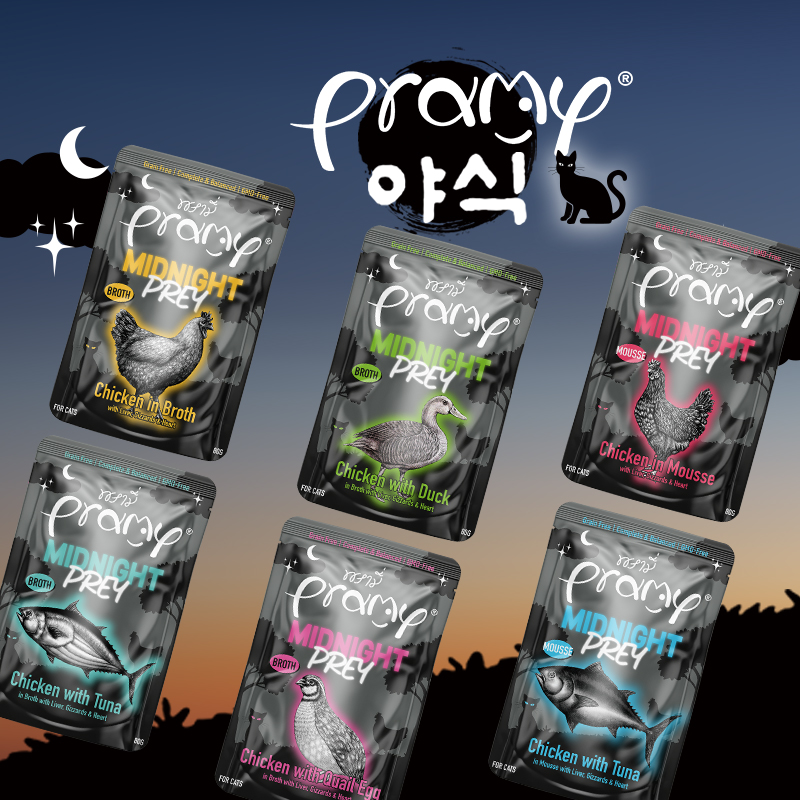 [무료배송] 프라미 고양이 습식사료 80g / 맛보기 세트 6종 1번째