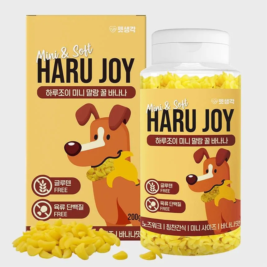 펫생각 독 하루조이 미니말랑 꿀바나나 200g (1000알)