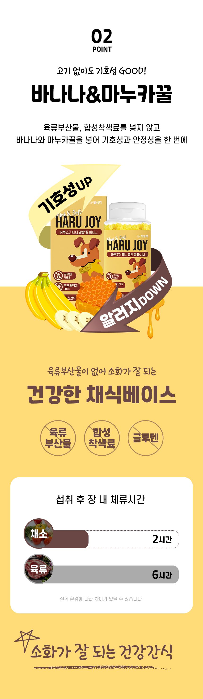 [체험단] 펫생각 독 하루조이 미니말랑 꿀바나나 200g 5번째