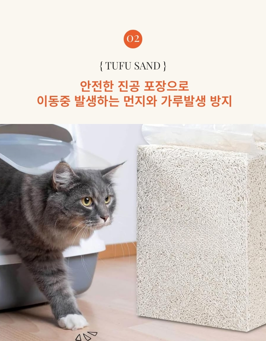 [NEW신상][무료배송] [6개]구구펫 두부모래 슬림입자 1.5mm 3kg 오리지널 7번째