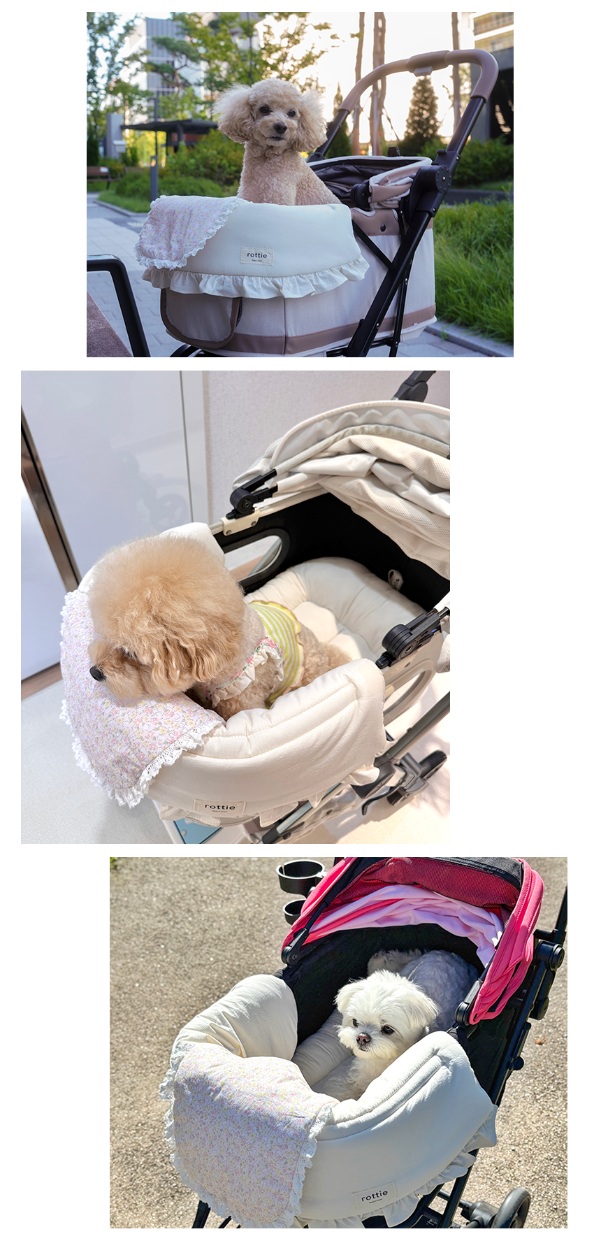 [NEW신상] [무료배송] 로띠에 쿠션핏2.0 유모자 개모차 방석 4종 16번째