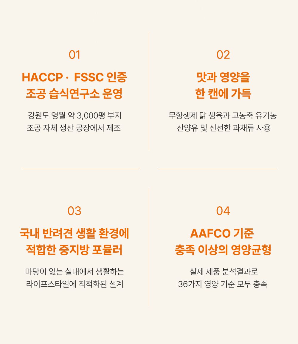 [NEW신상]조공 필로 독 닭&산양유 140g 5번째