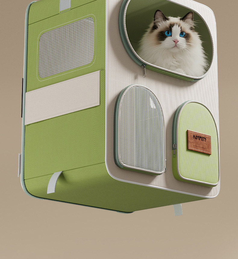 [NEW신상][무료배송] 펫볼루션 반려동물 멀티이동장 3in1 3단 조절 지퍼 가방 7번째