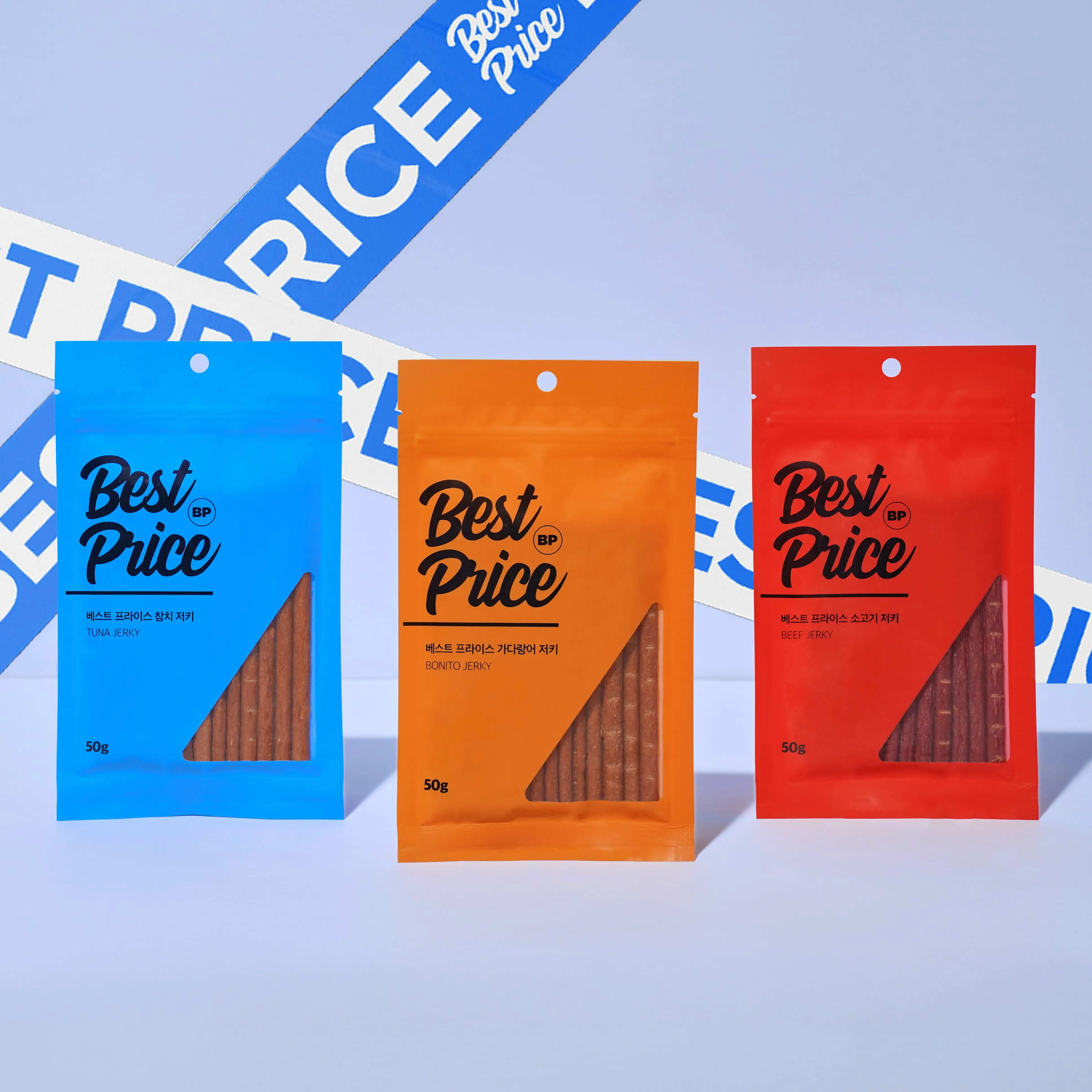 베스트 프라이스 고양이 저키 3종 