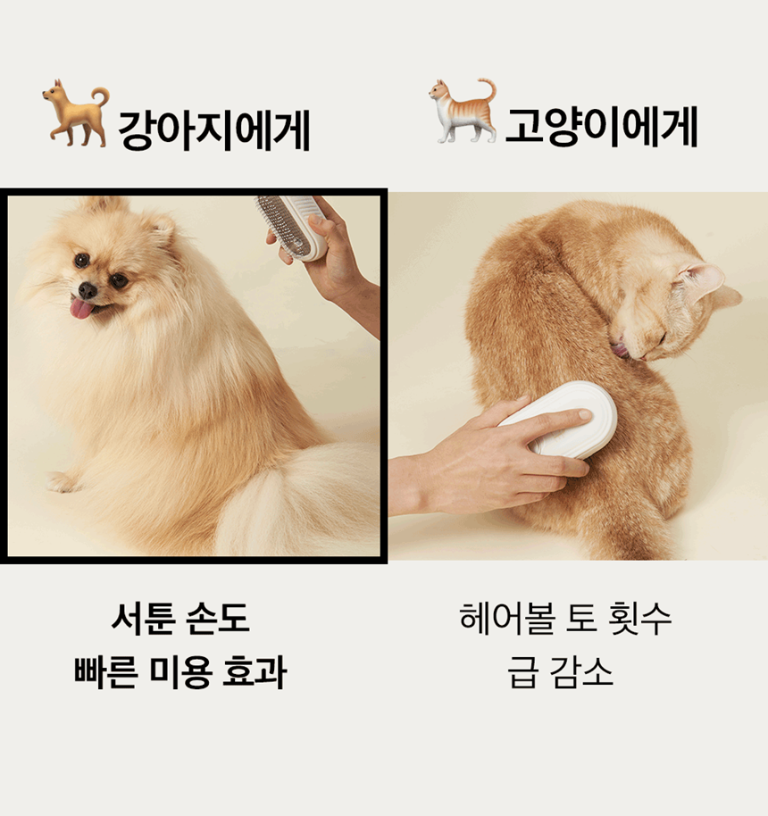 [NEW신상][무료배송] 에이스 미스트 펫 브러쉬 (2타입 브러쉬 포함) 7번째