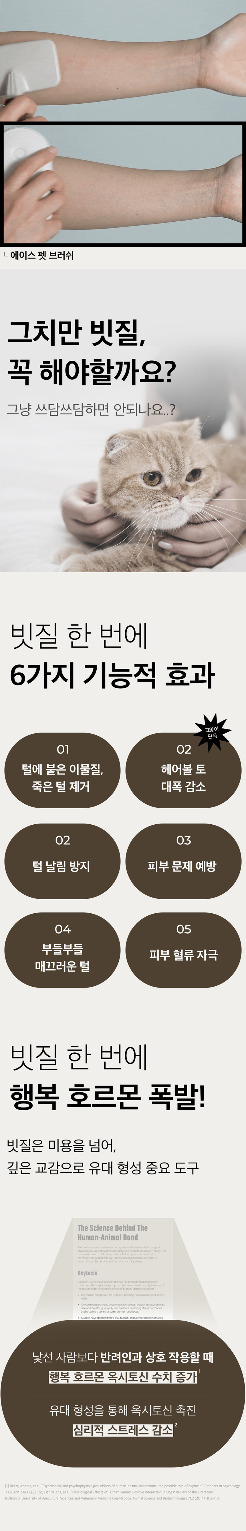 [NEW신상][무료배송] 에이스 미스트 펫 브러쉬 (2타입 브러쉬 포함) 7번째