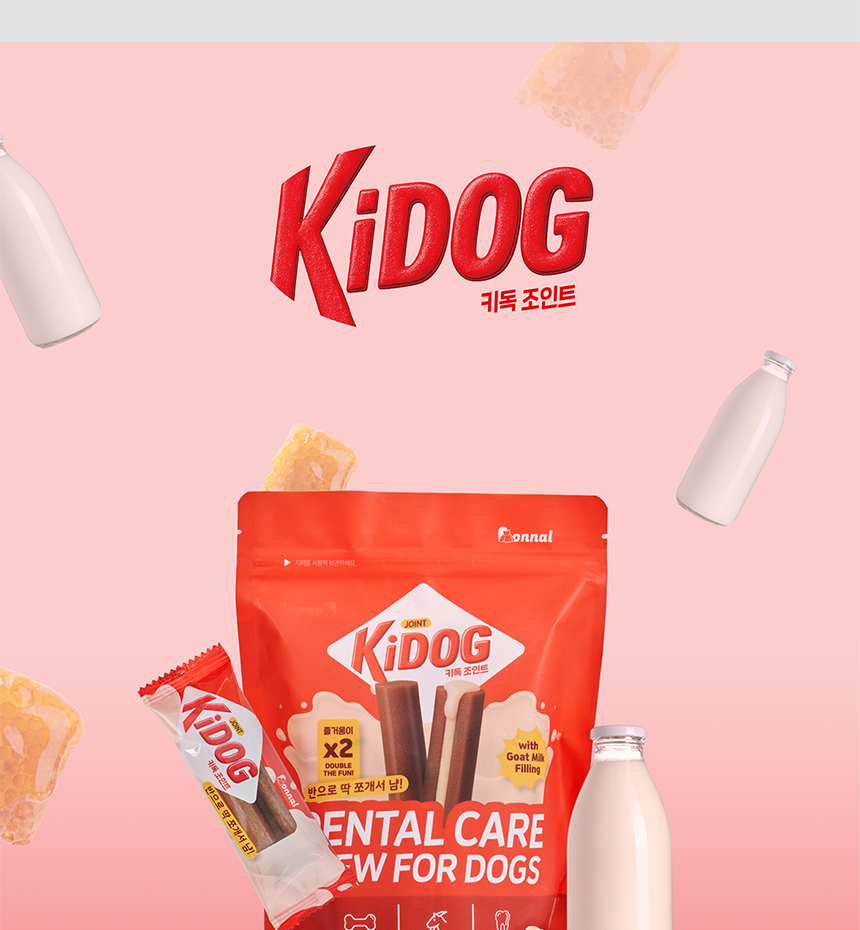 [NEW신상][무료배송] 온날 키독 덴탈껌 조인트 240g 2번째