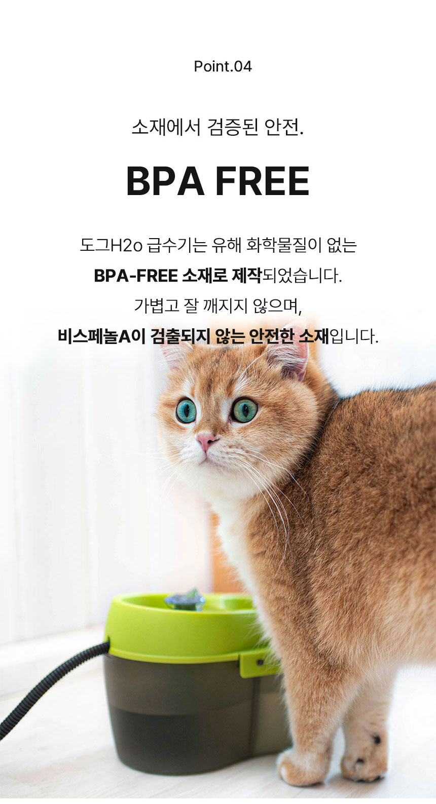 [무료배송] Dogh2o 강아지 고양이 구강케어 자동급수기 정수기 2리터 20번째