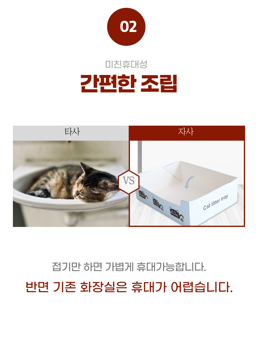 [무료배송] 알뜰펫 휴대용 화장실 6번째