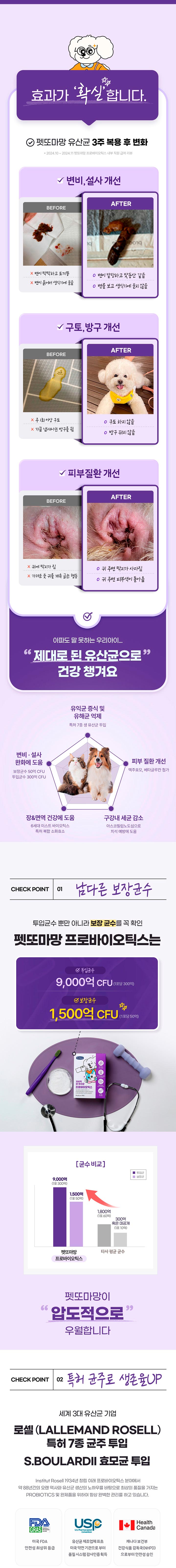 [NEW신상][무료배송] 펫또마망 강아지 유산균 프로바이오틱스 30포 장건강 3번째