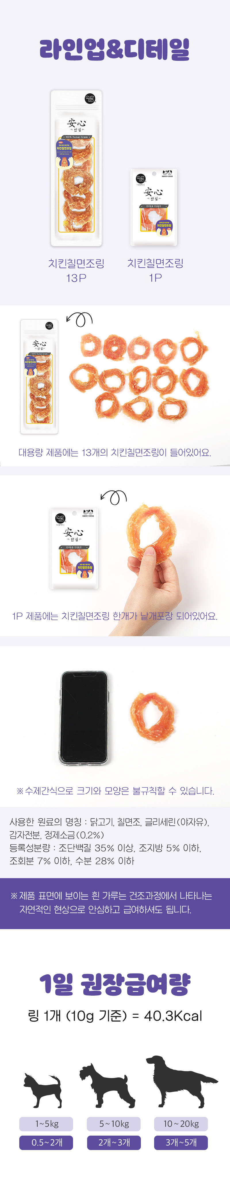 [NEW신상][무료배송] 뉴알엑스 치킨 칠면조링 13개입 130g 8번째