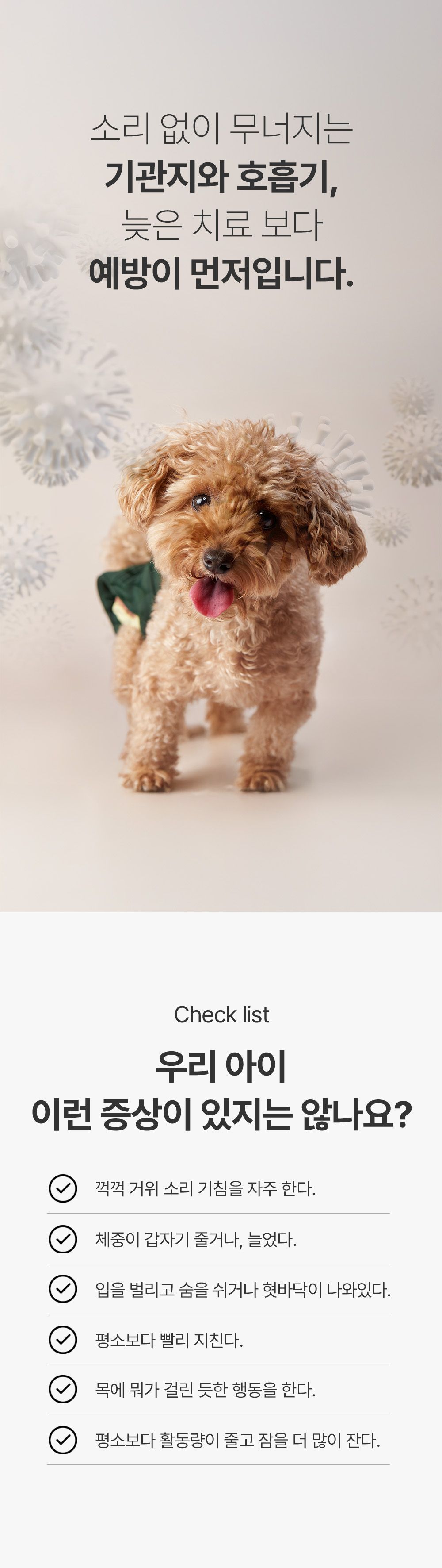 [NEW신상]더헬씨 강아지 영양제 브리즈 기관지 100g 3번째