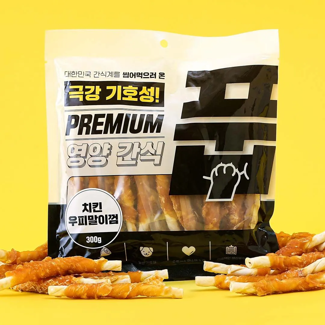 풉 독 치킨 우피말이껌 300g