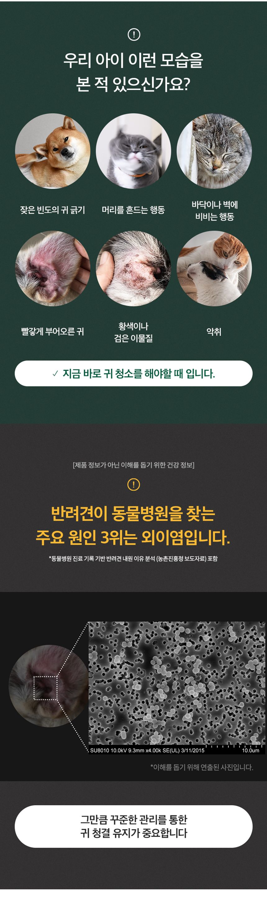 [심쿵펫페어]프로젝트21 마일드 이어클렌징 패드 50매 4번째