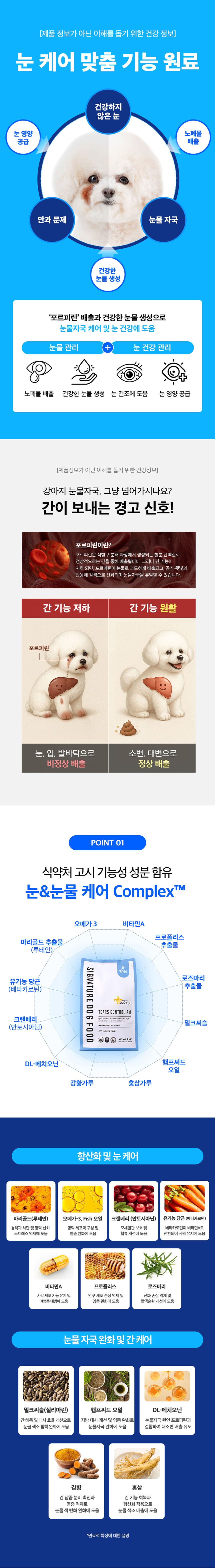 [NEW신상]마이펫닥터 독 시그니처2.0 티어스 컨트롤 1kg 3번째