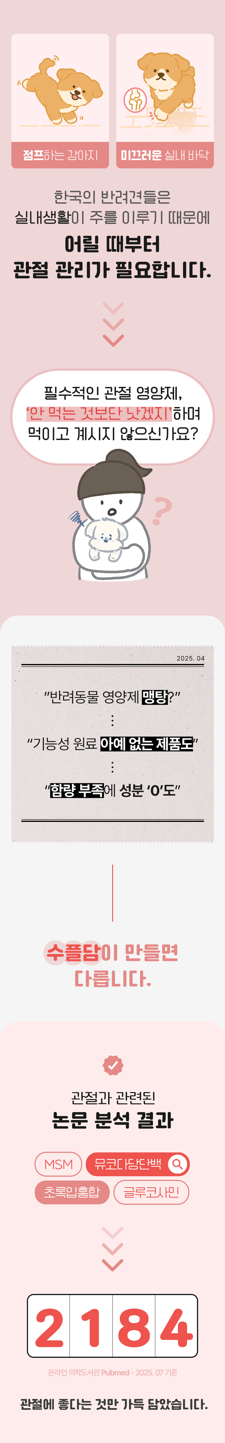 [NEW신상][무료배송] 수플담 뮤코츄어블 2.0 관절 영양제 180g 1번째