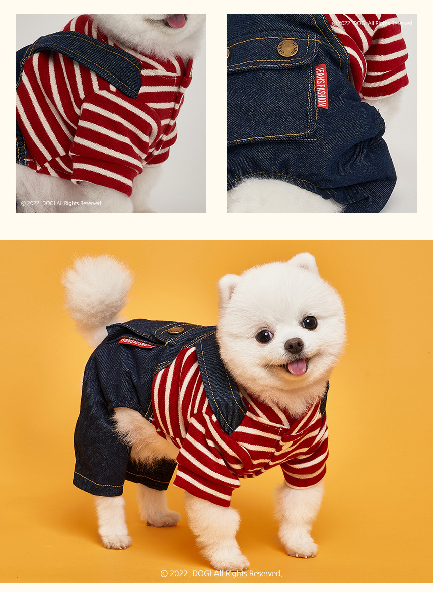 [무료배송] 도그아이 포켓멜빵 올인원 XS-XL 3번째
