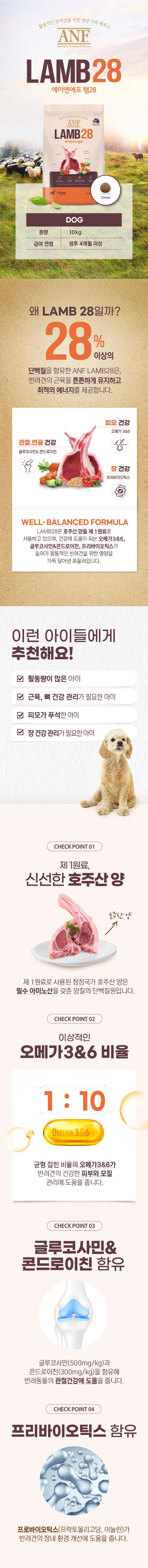 [체험단] ANF 독 램28 4kg 1번째