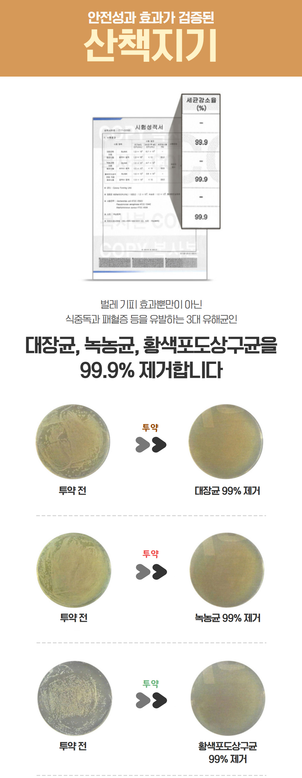 [무료배송] 아띠지기 천연성분 해충방지 퇴치제 60ml/500ml 15번째