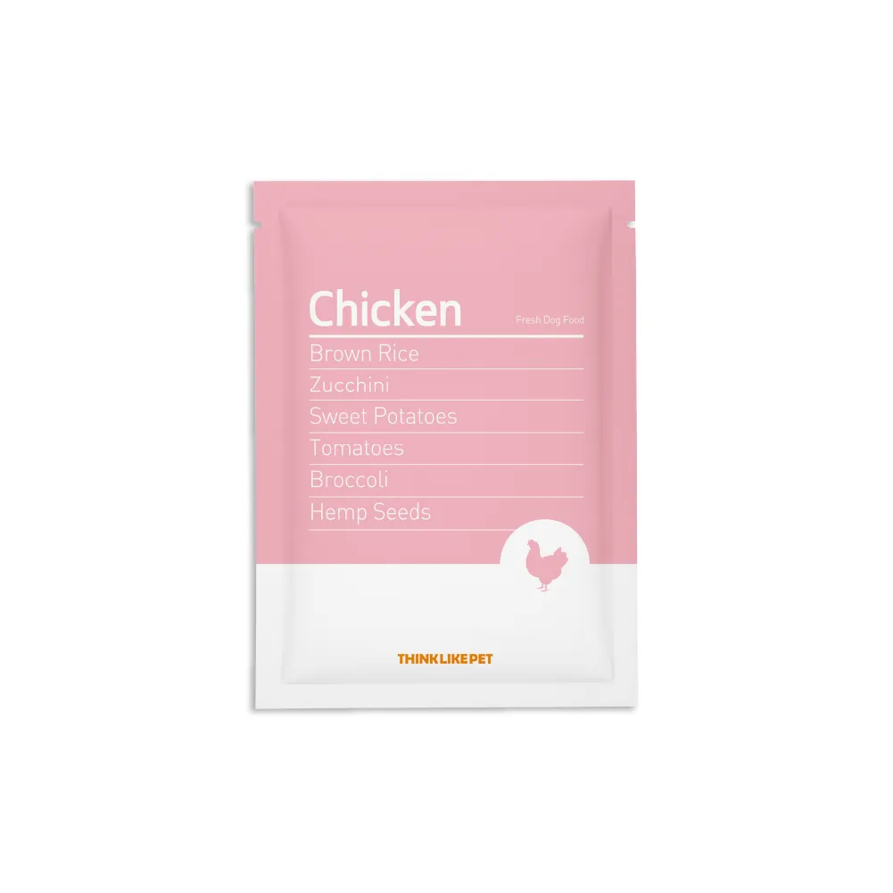 [무료배송] 씽크라이크펫 독 화식 닭고기 50g (8팩/16팩/24팩)
