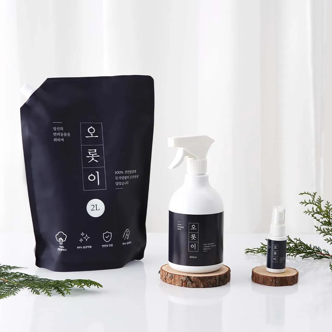 오롯이 편백 천연탈취제 30ml/650ml/2L