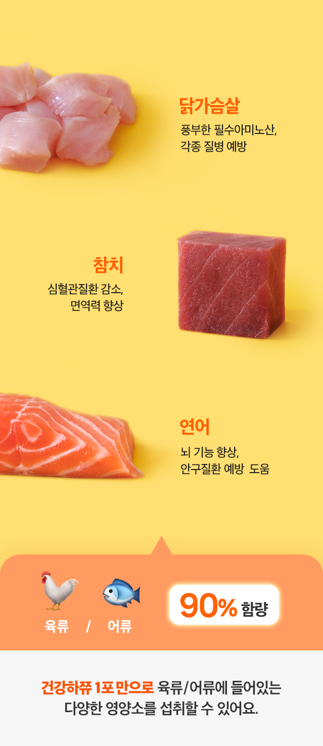 [무료배송] 파이브빈스 건강하쮸 연어 10g*14ea 8번째