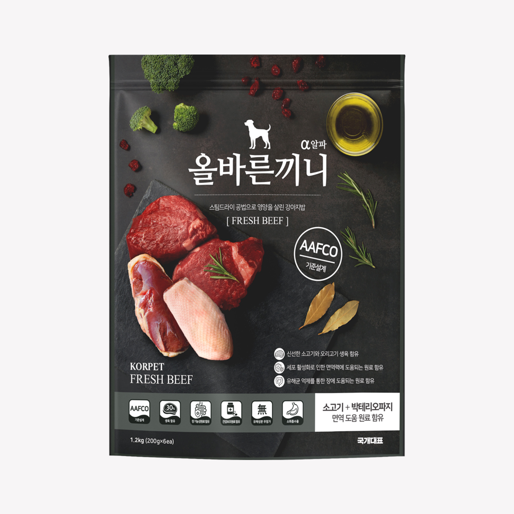 올바른끼니 알파-소고기 박테리오파지 (면역건강) 제품