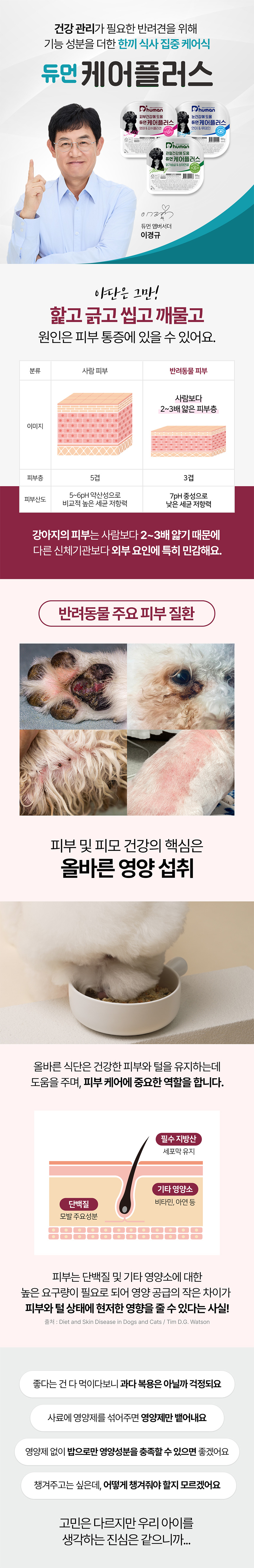 [무료배송][12개] 듀먼 독 케어플러스 피부 건강 명태&피쉬콜라겐 50g 1번째