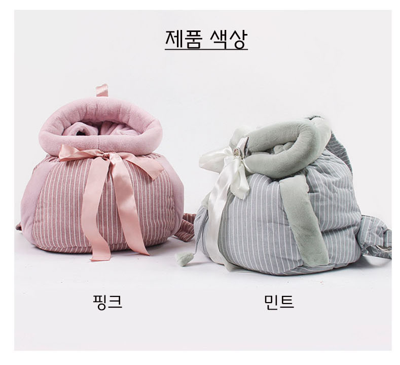 [무료배송] 예보들 아기띠 앞가방 슬링백 핑크/그레이 M/L 17번째