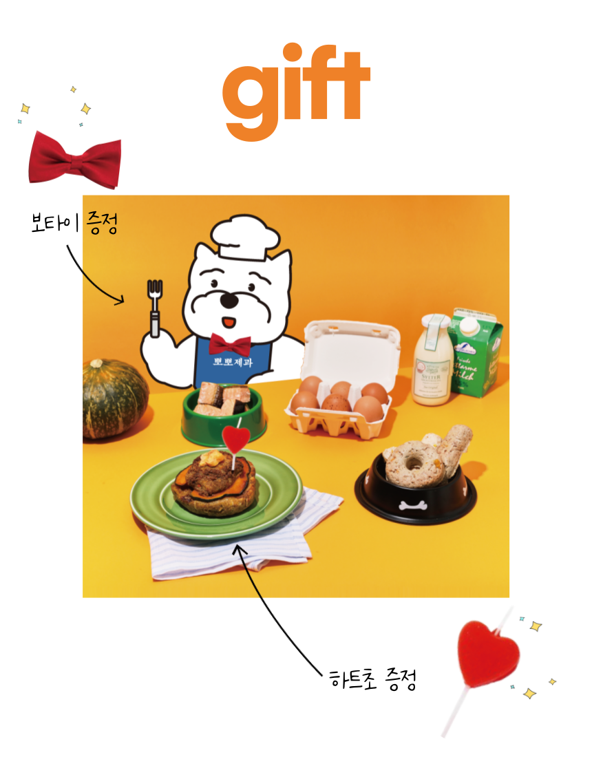 [무료배송] 뽀뽀제과 독 수제간식 생일파티세트B 13번째