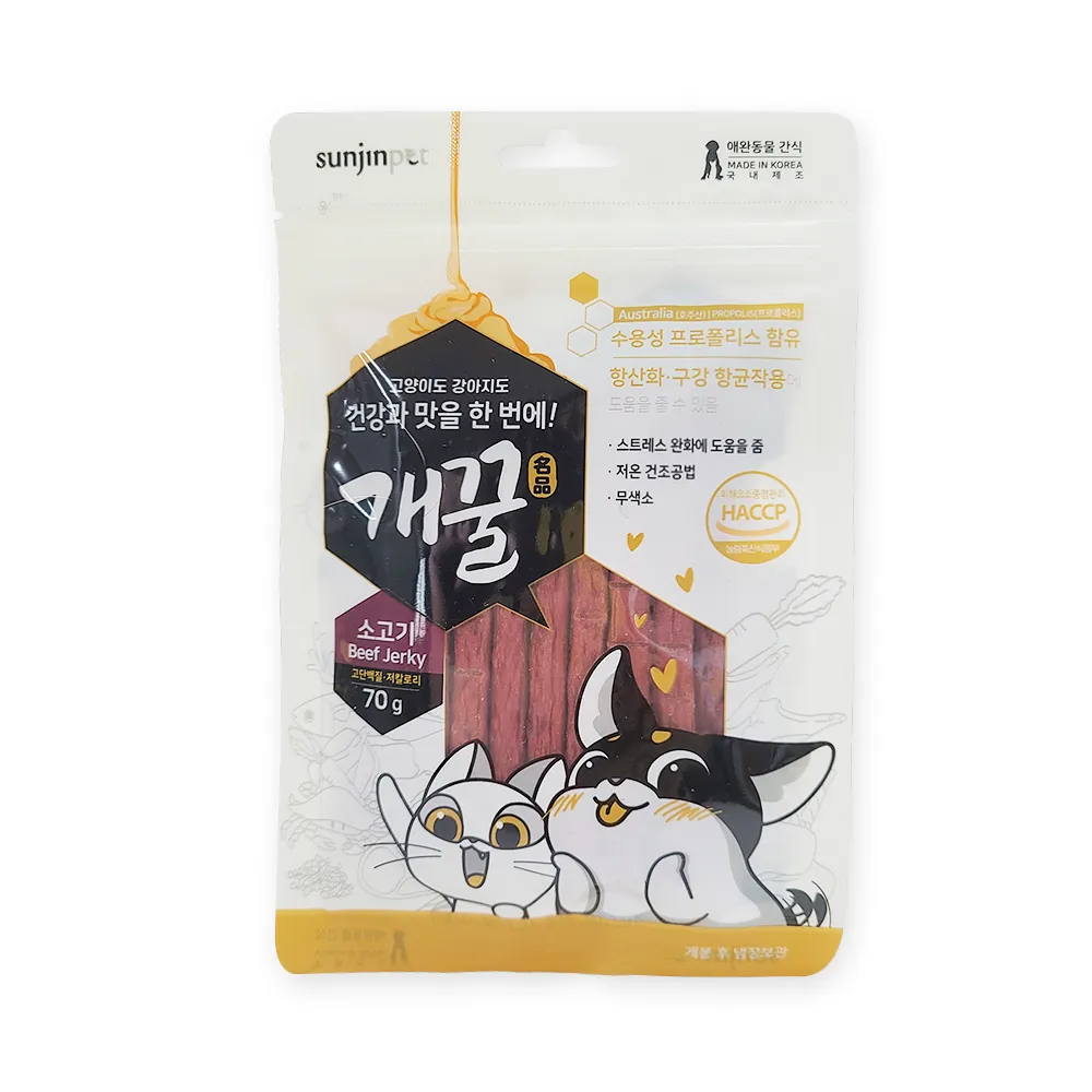 [무료배송][5개] 개꿀 독 저키 70g