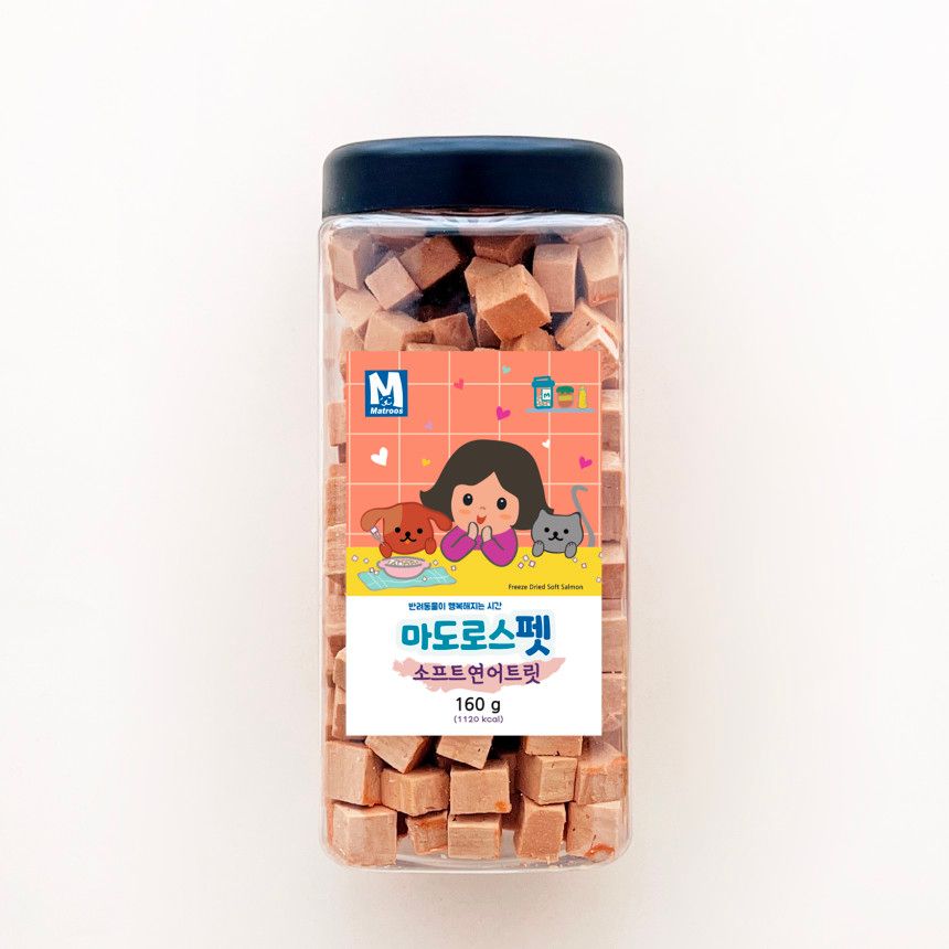 마도로스펫 소프트 연어트릿 160g 2번째