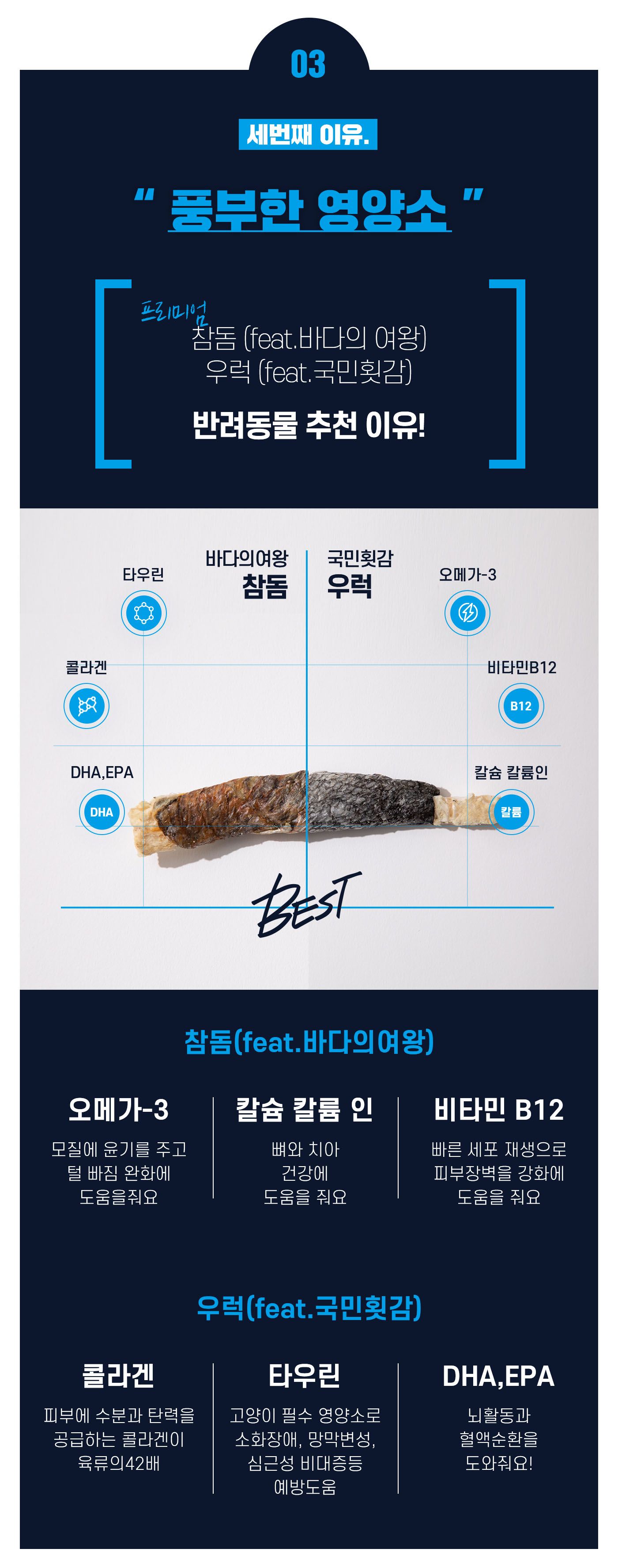 [무료배송] 애니멀랩 동결건조 활어식탁 참돔스틱 5p 14번째