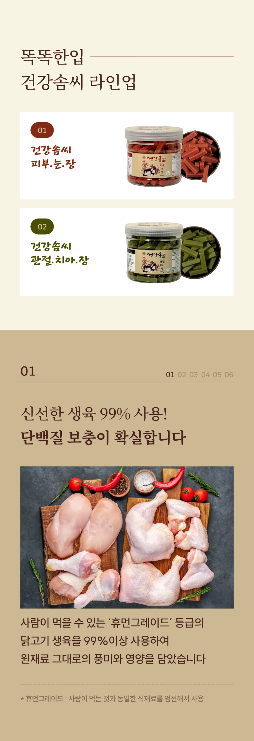 똑똑한입 독 건강솜씨 관절, 치아, 장 400g 4번째