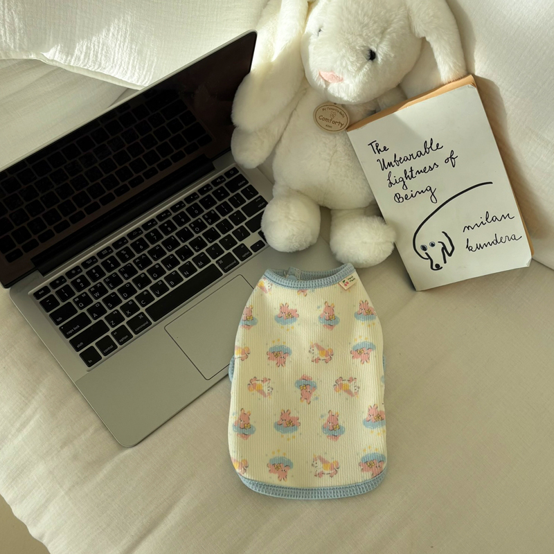 [NEW신상][무료배송] 해피댕댕 베베수면조끼 2종 (아이보리,옐로우) S-XL 6번째