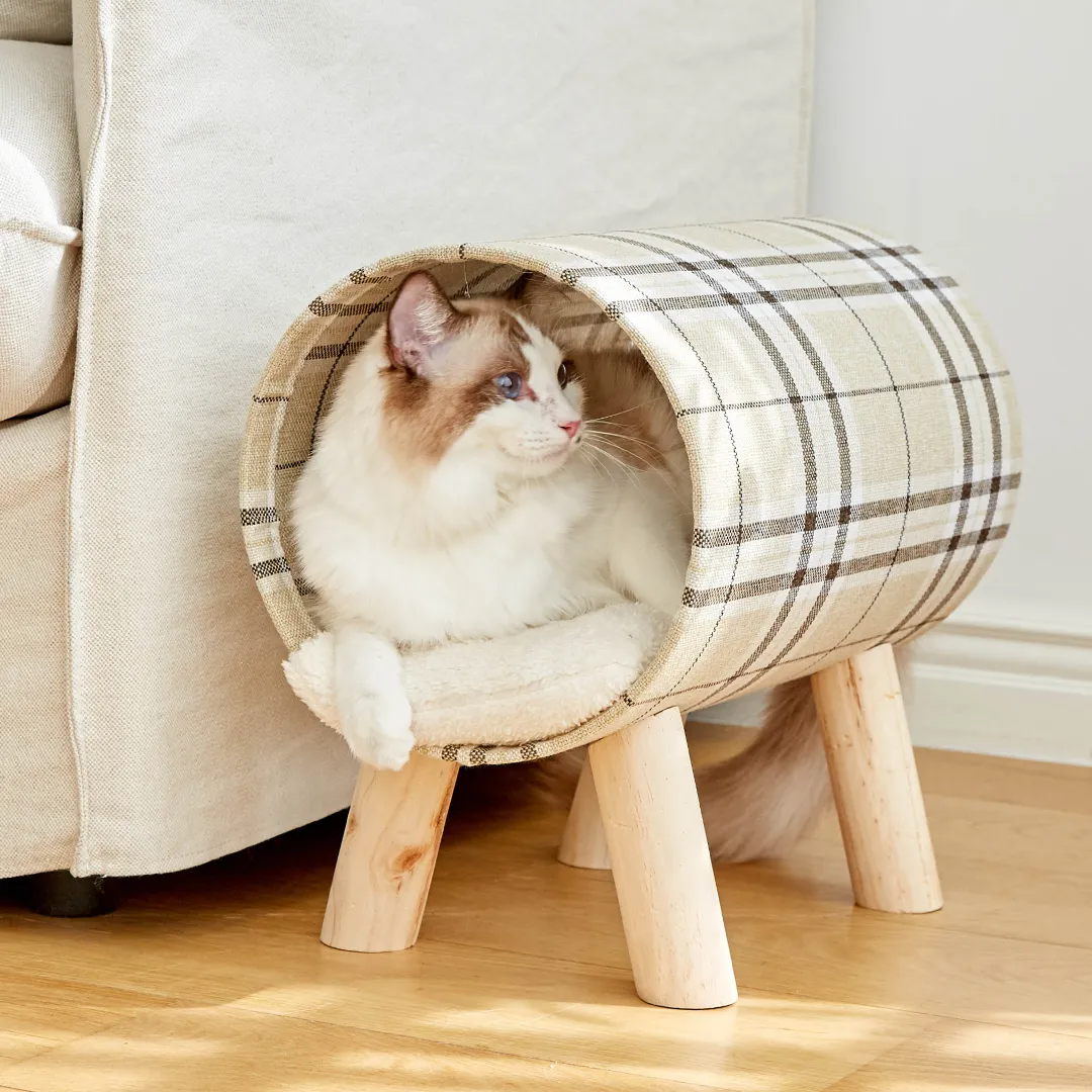 스테이 조립형 체크 숨숨집 하우스