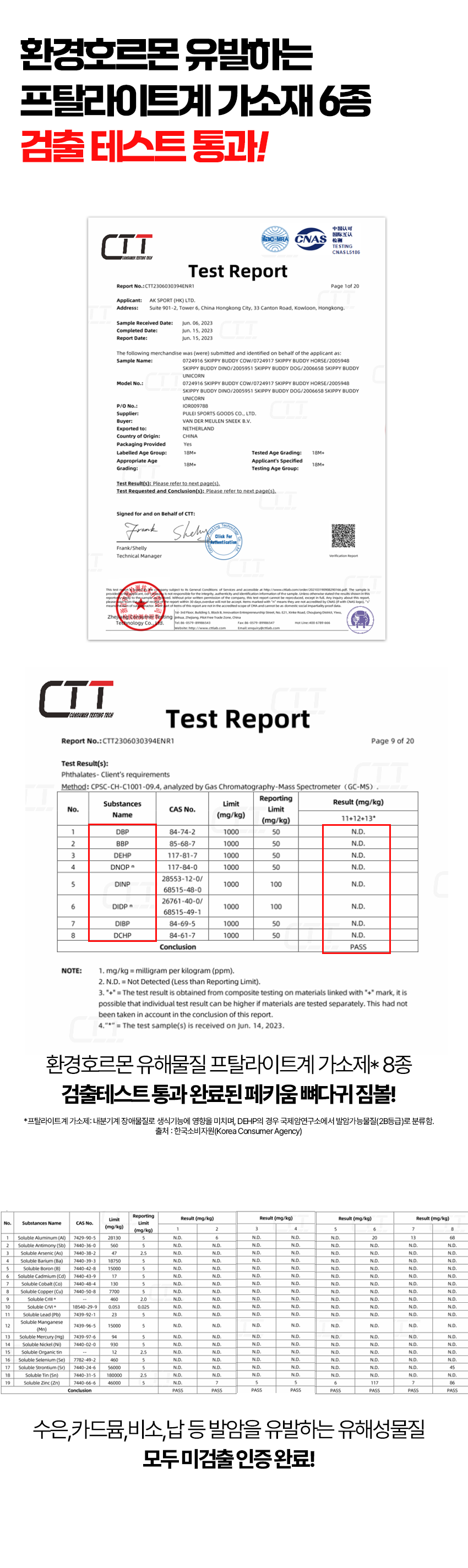 [무료배송] 페키움 뼈다귀 짐볼 노랑/파랑 19번째