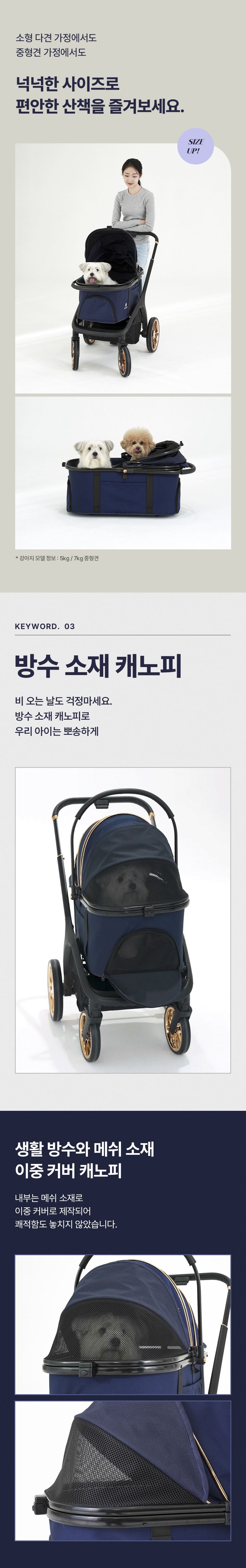 [NEW신상][무료배송] 페테토 분리형 유모차 COSMO 프리미엄 5번째