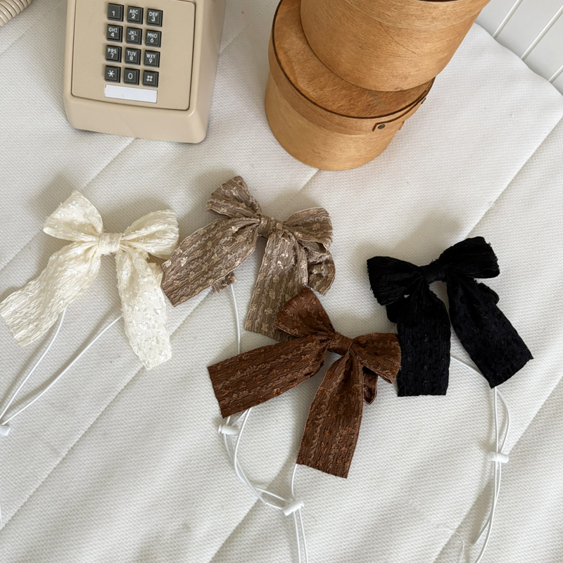 [NEW신상][무료배송] 해피댕댕 샤이리본끈 4종 (블랙,아이보리,브라운,베이지) 1번째