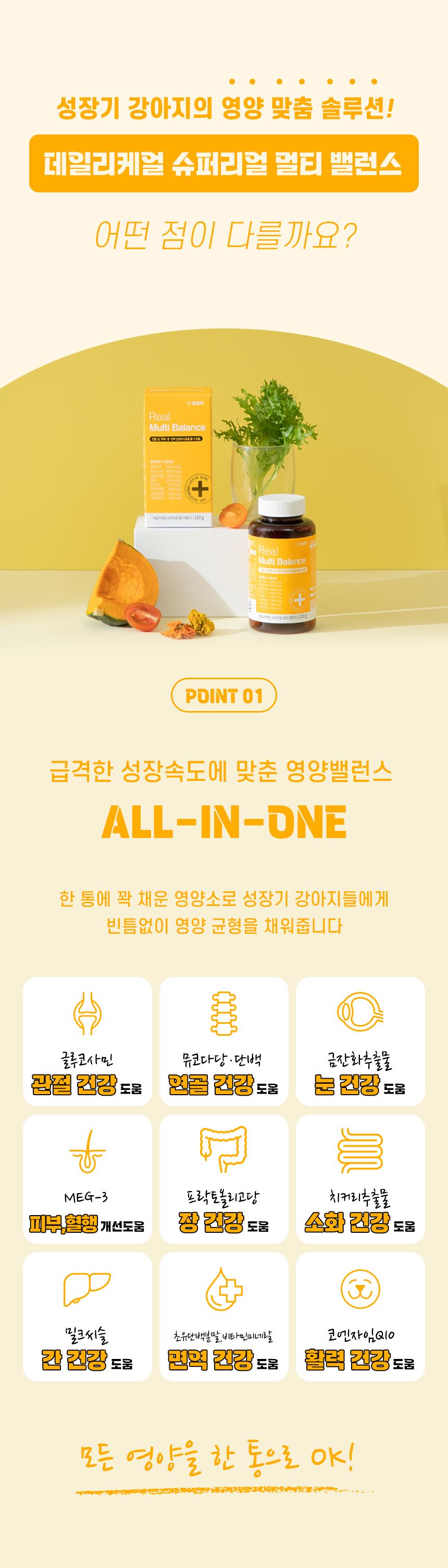 [심쿵펫페어]펫생각 독 데일리케얼 슈퍼리얼 올인원 멀티 밸런스 120g  4번째