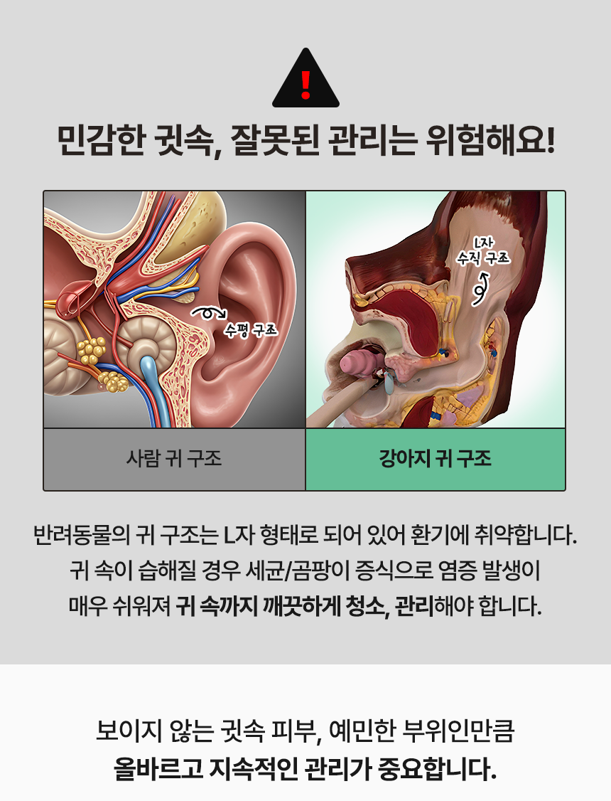 [무료배송] 허레이 프로 이어 케어 패드 50매 3번째