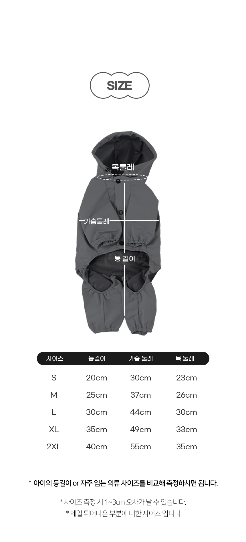 [NEW신상][무료배송] 개과천선 스윗 레인점퍼 우비 (밀리 핑크/밀리 블루) 10번째