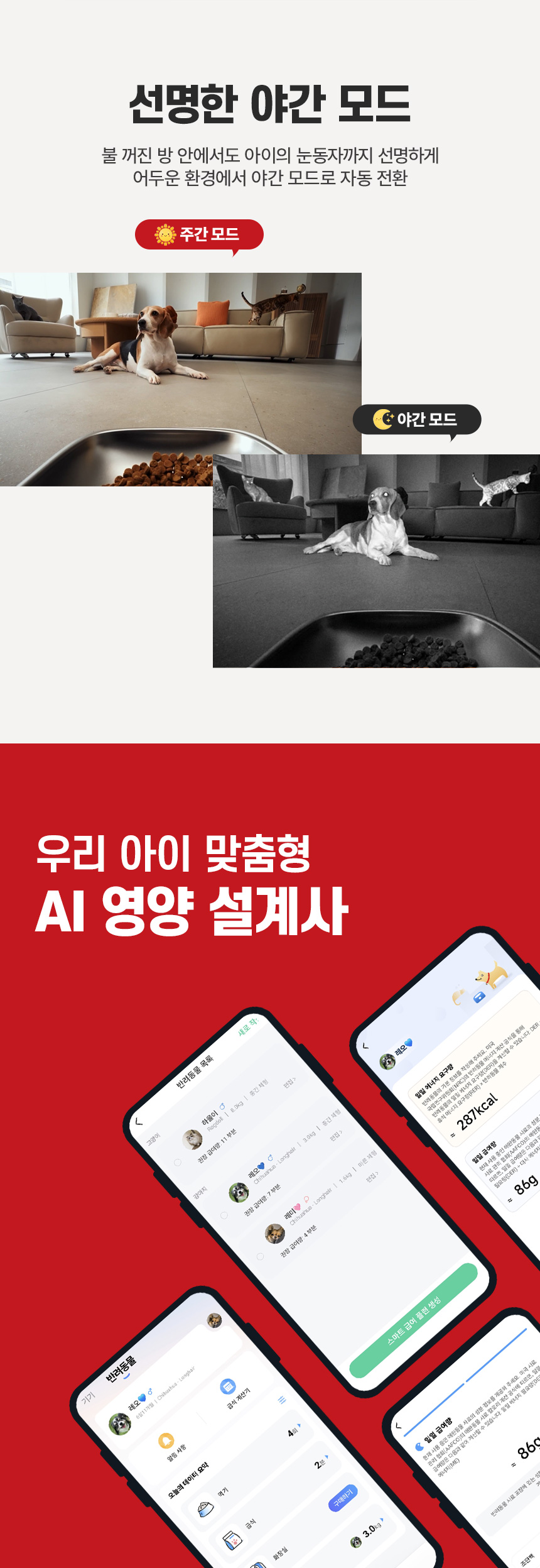 [NEW신상][무료배송] 펫마블 4.4L 카메라 자동급식기 M3 PRO (어플연동) 14번째 상세 이미지