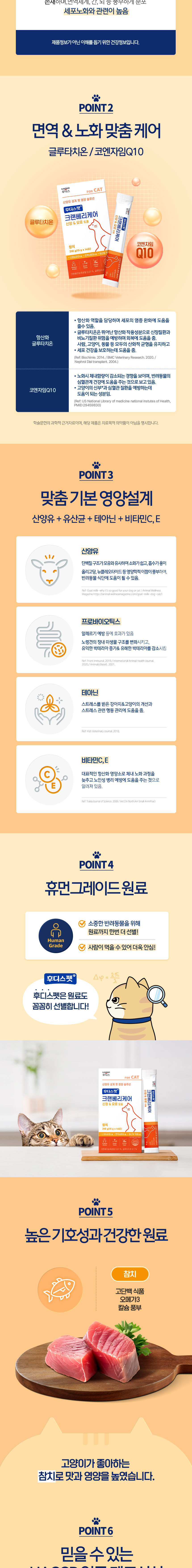 [NEW신상][무료배송] 후디스펫 크랜베리케어 고양이 신장 요로 1박스(14포) 5번째