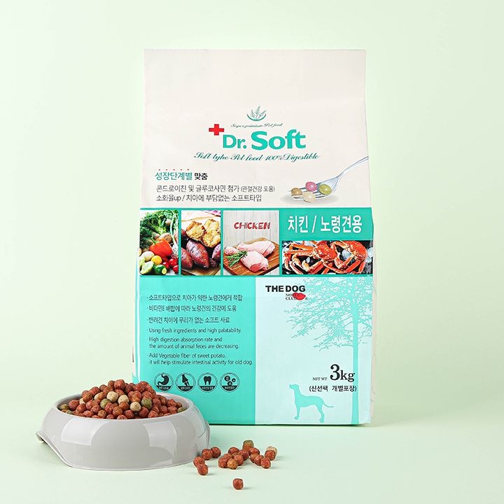 닥터소프트 독 치킨 시니어 3kg 0번