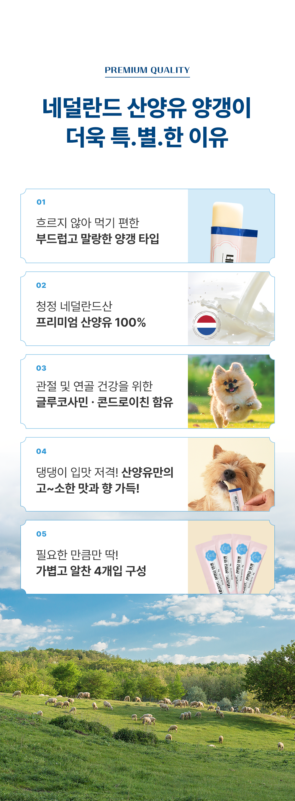 [NEW신상]조공 네덜란드 산양유 양갱 관절 8g*4p 4번째