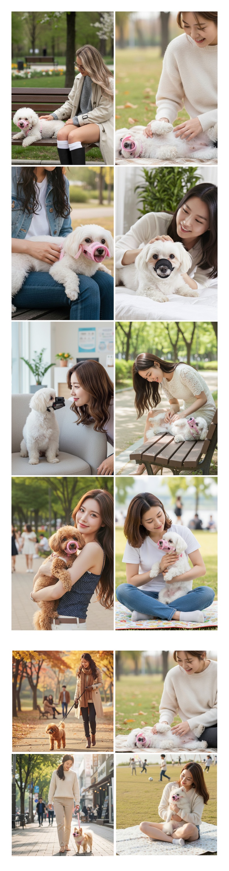 [NEW신상] [무료배송] 예보들 독 투명입마개 짖음방지기 블랙/핑크(S-XXL) 3번째